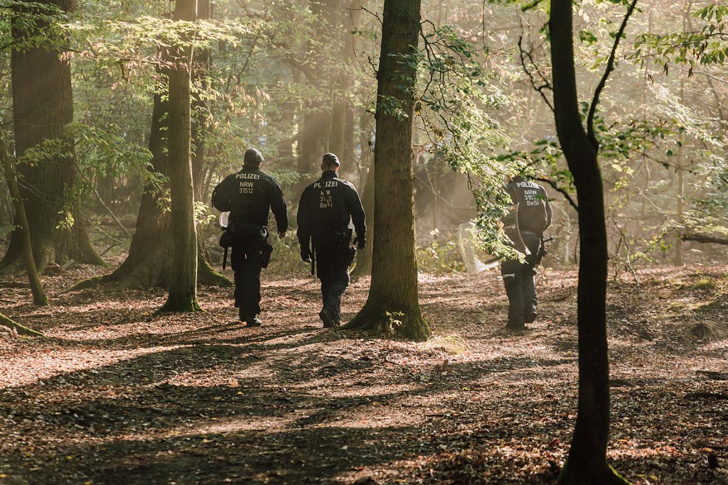 Hambacher Forst evection 2018