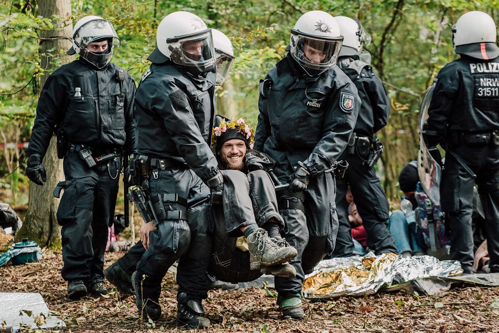 Hambacher Forst evection 2018